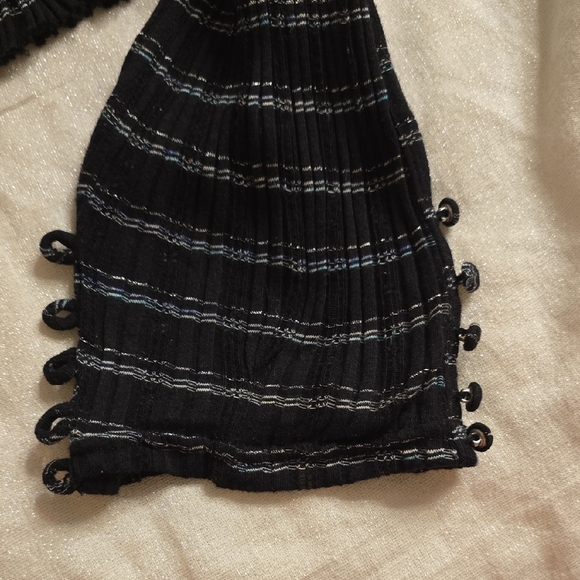 Free People Black Plaid Blouse - Picture 8 of 15